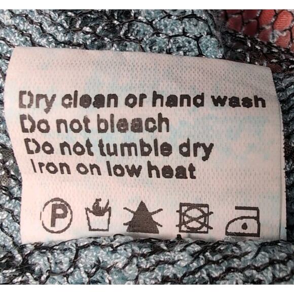 Adore Artsy Sleeveless Blouse Top Womens M Multicolor Mixed Media Flowy Fairy - Picture 10 of 16